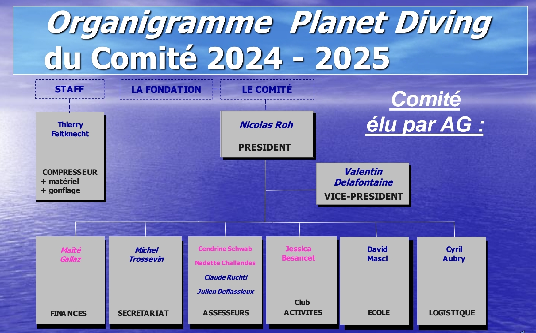 Comité-PlanetDiving-Organigrame-2024-2025