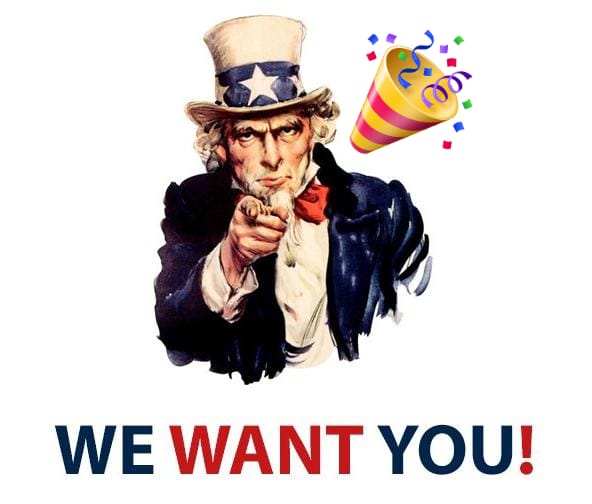 We Want You !