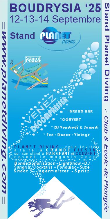 Boudrysia 2025 - Stand Planet Diving